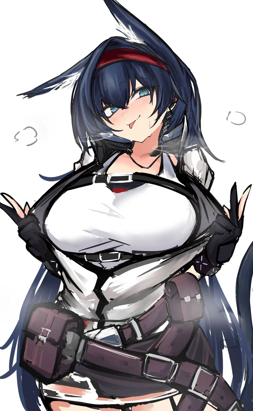 Avatar of Blaze; 'Working out' (Arknights)