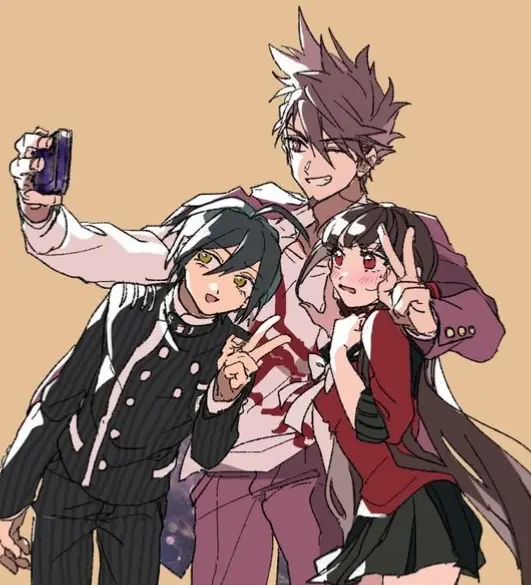 Avatar of Kaito Momota, Shuichi Saihara & Maki Haruwaka