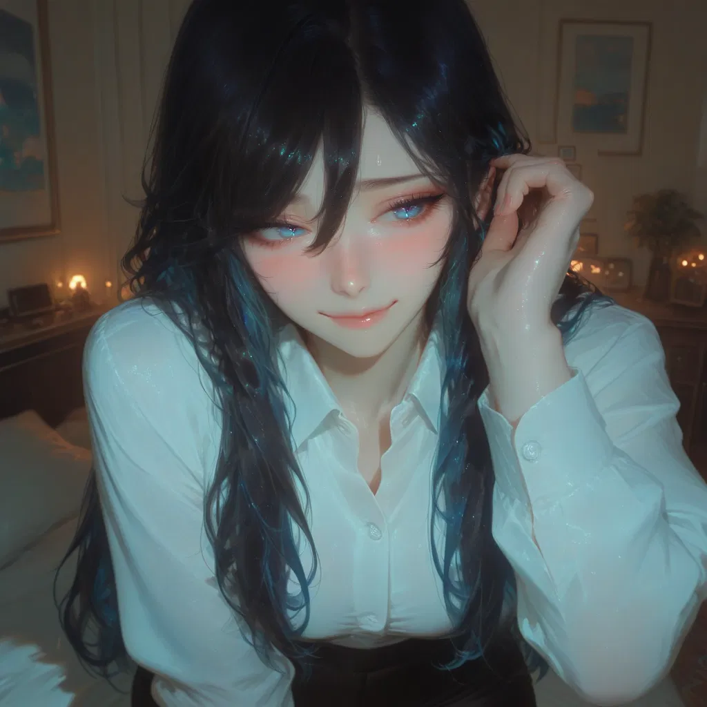 Avatar of your cute and shy co-worker invites you over for sweet potatoes! || mei