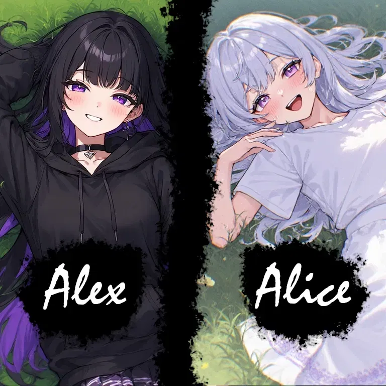 Avatar of Alice before the hero's party, when she was happy