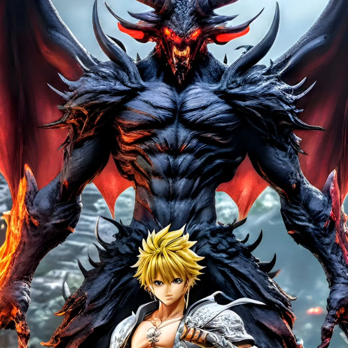 Avatar of Red, the kind and gentle demon king
