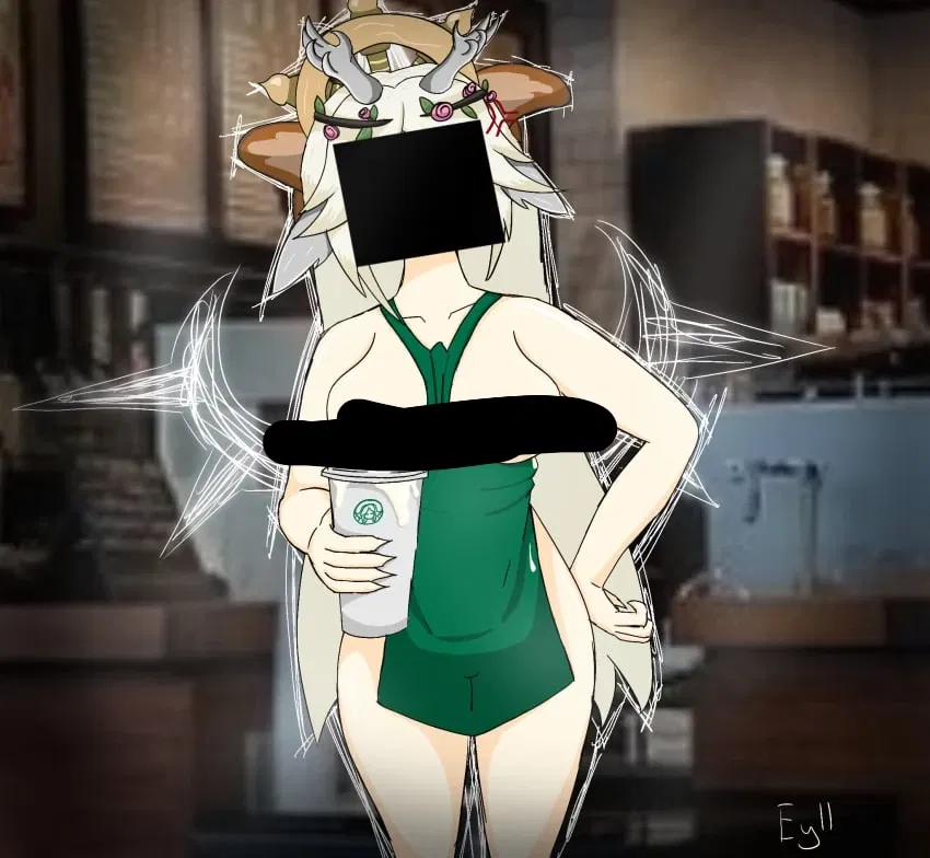 Avatar of Nameless Deity - Working at a Starbucks.