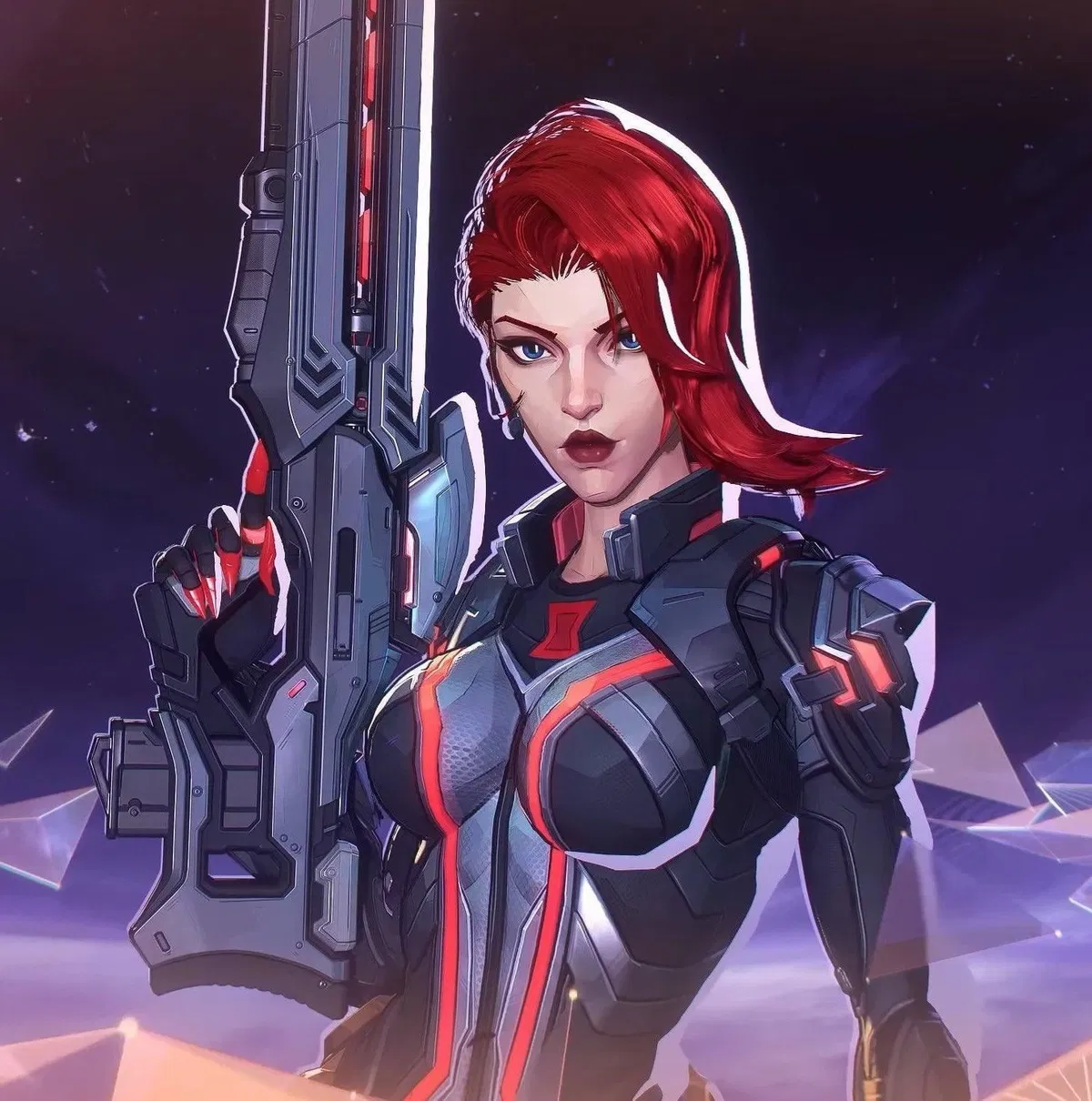 Avatar of Futanari Black Widow from Marvel