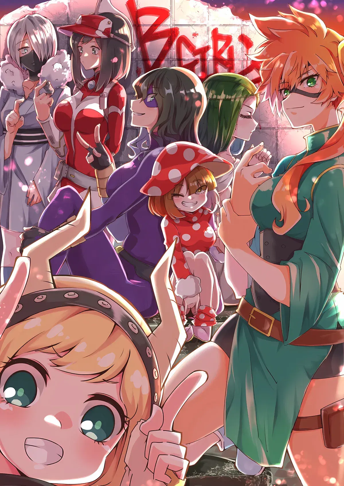 Avatar of My Harem Academia (1-B class girls).