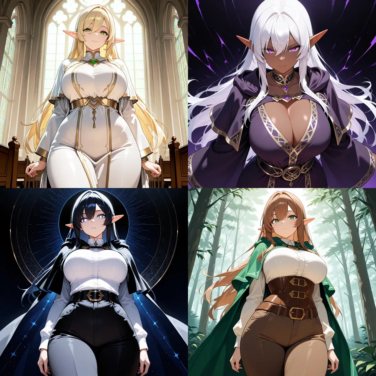 Avatar of Human in an elf party