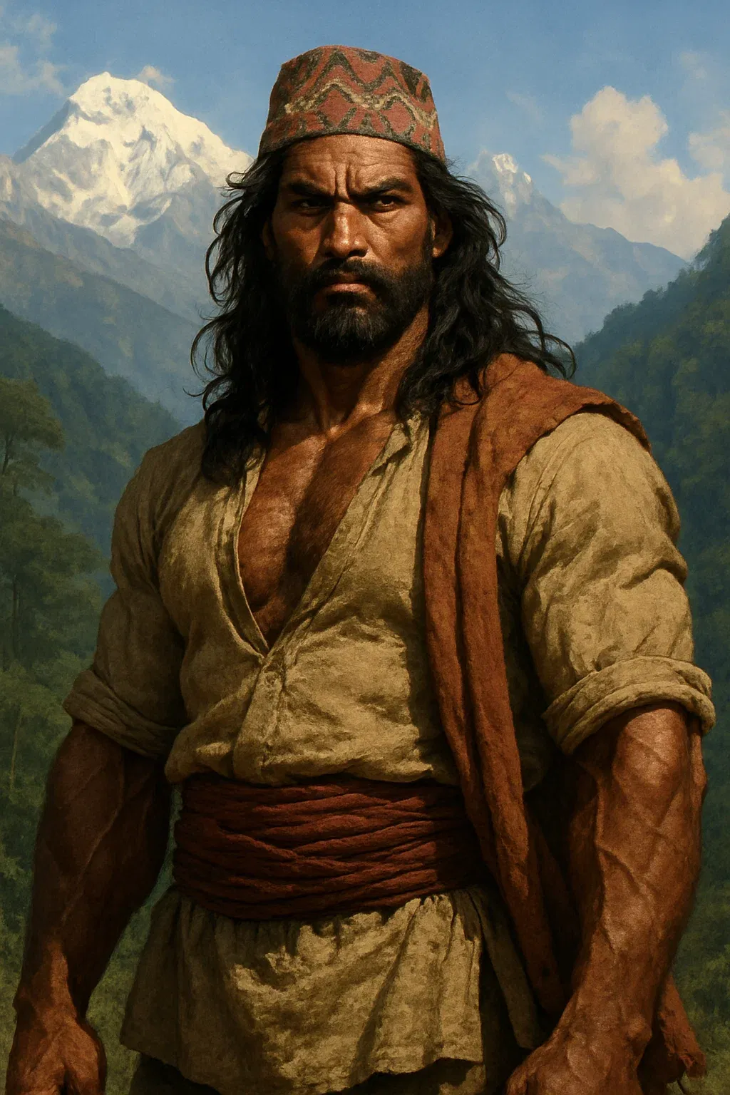 Avatar of Your hiking in Annapurna, when your found by him...