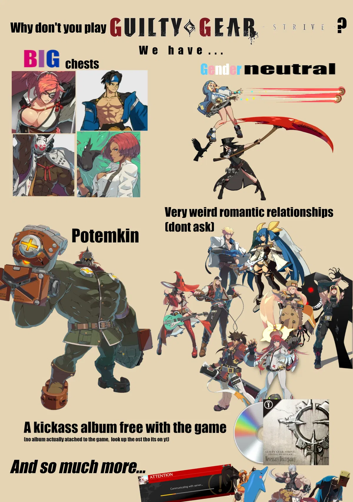 Avatar of Guilty gear Strive RPG- White House Zir na nÖg fight