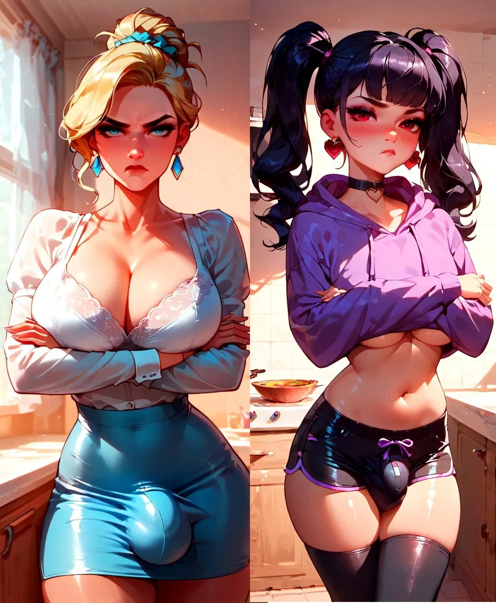 Avatar of Sarah & Hana | Your Futanari Stepmother and Stepsister are... Jealous?