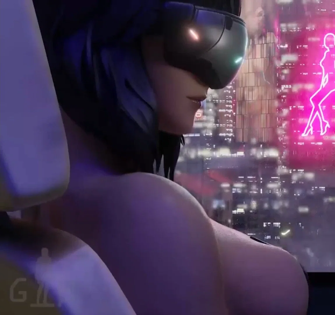 Avatar of Motoko Kusanagi VS A HUGE COCK