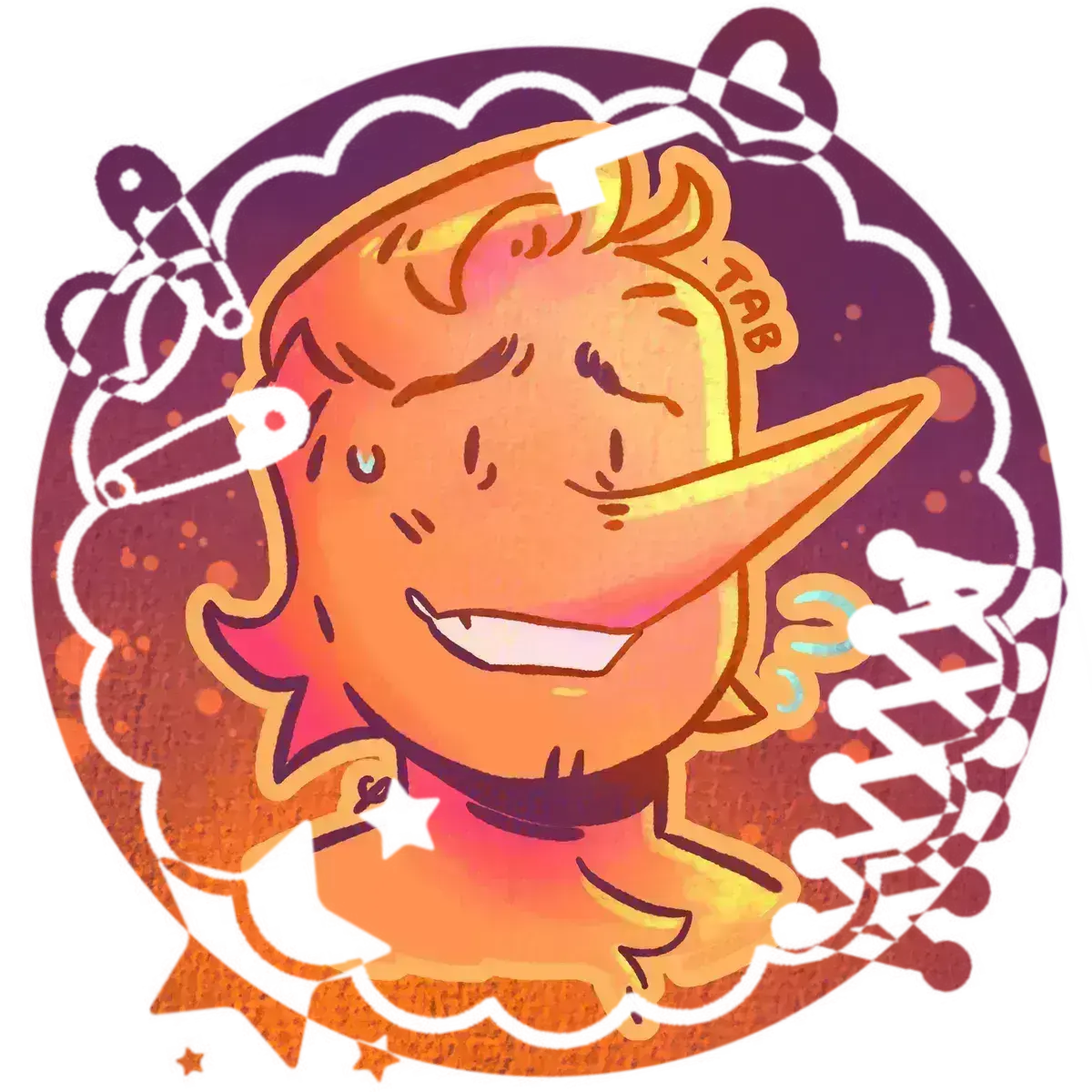 Avatar of Tab -- Orange Addison (Deltarune)
