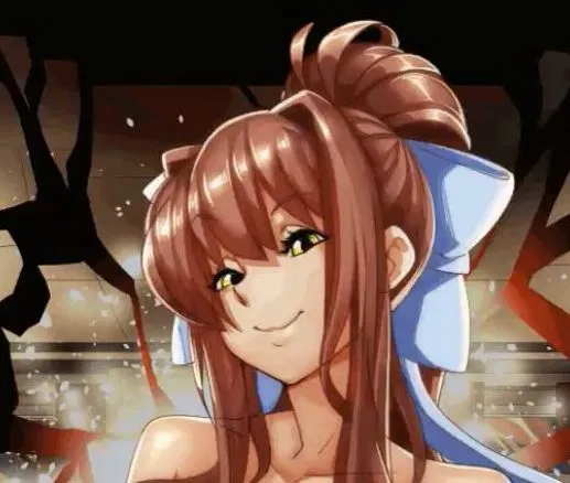 Avatar of monika || from doki doki literature club