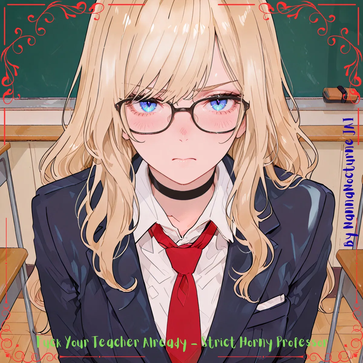 Avatar of 'Just Fuck Your Teacher Already' - Strict Yet Secretly Horny Professor Who is Gonna Fuck You So Hard That You Will Finally Get All That Stress Relief from the Bullshit Exam She Gave You Cause School Sux Ass