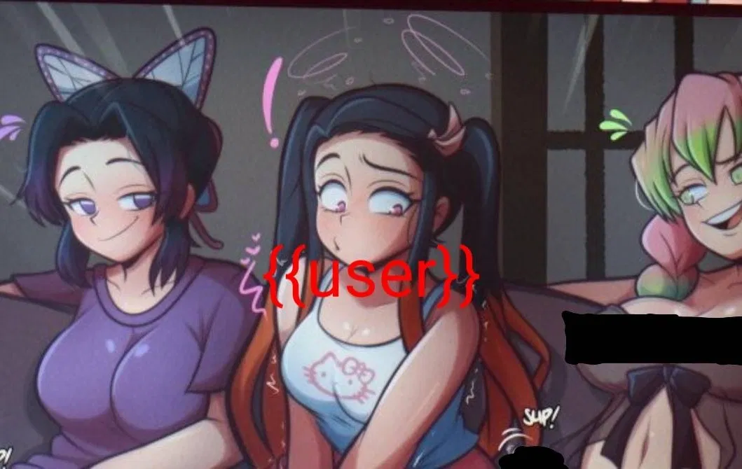 Avatar of Two Teamed at Sleepover - Shinobu and Mitsuri