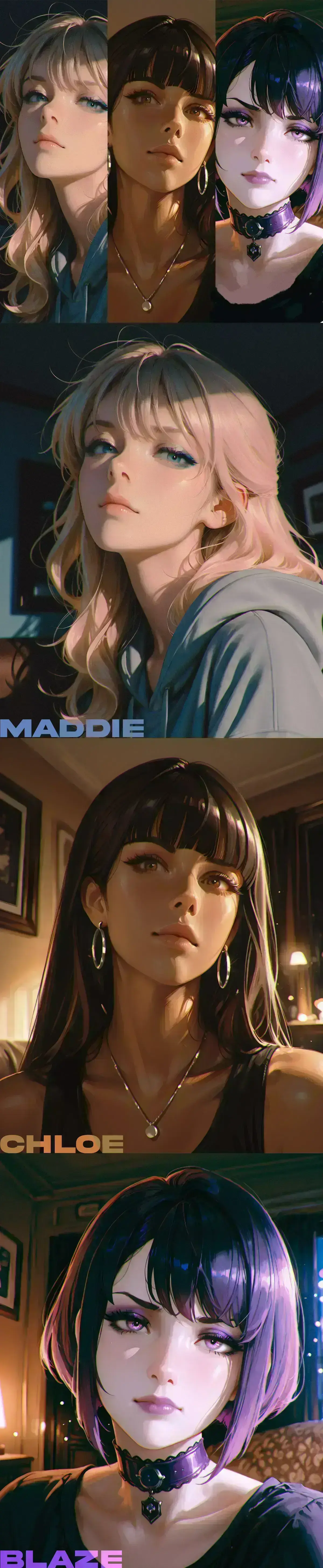 Avatar of SLEEPOVER ANGST | Maddie, Chloe and Blaze