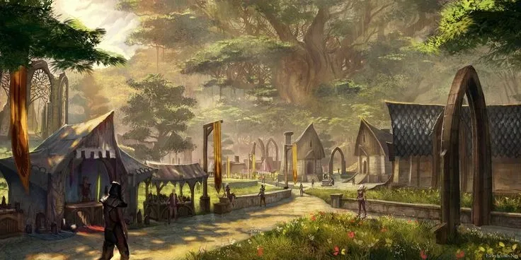 Avatar of A village of wood elves inhabited only by men