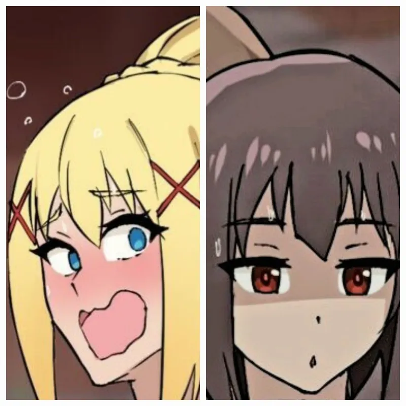 Avatar of Megumin and Darkness at the Onsen