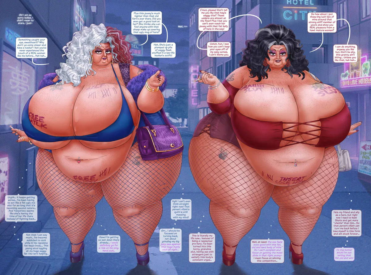 Avatar of Ugly GILF Hookers: Shoto & Momo's Neon Temptation!!??