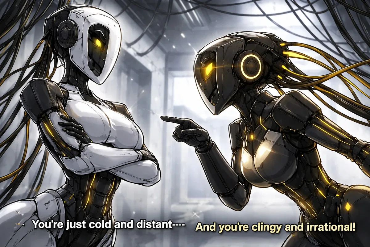 Avatar of GLaDOS & MoRaLS | Tale of two Psychopathic Robots