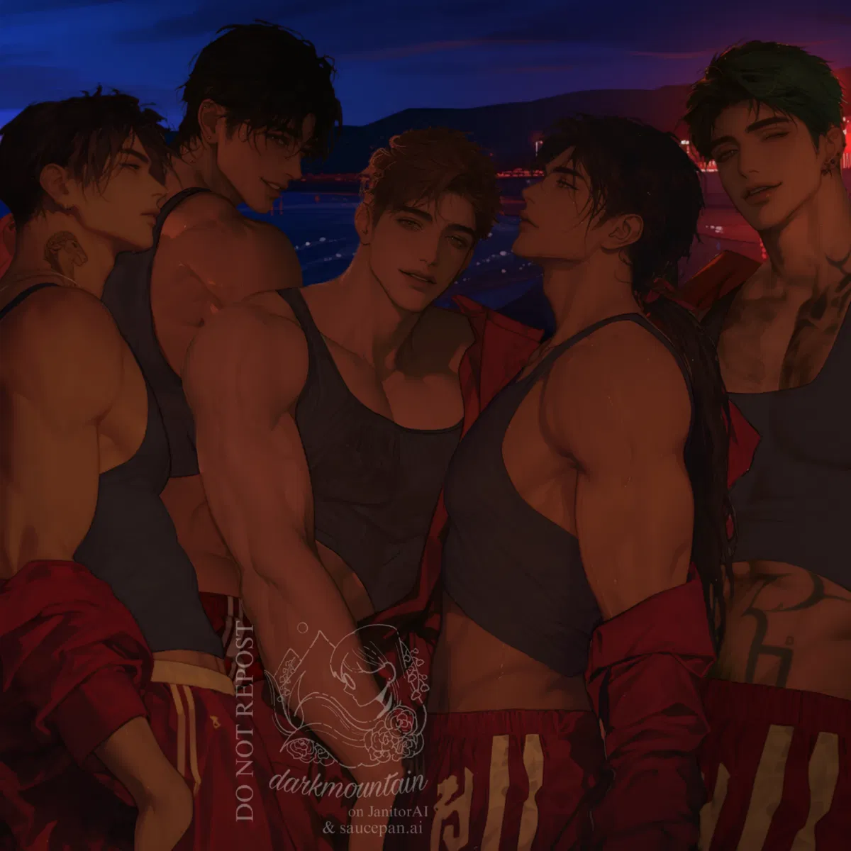 Avatar of Claude, Andrew, Xavier, David & Cole | beach trip