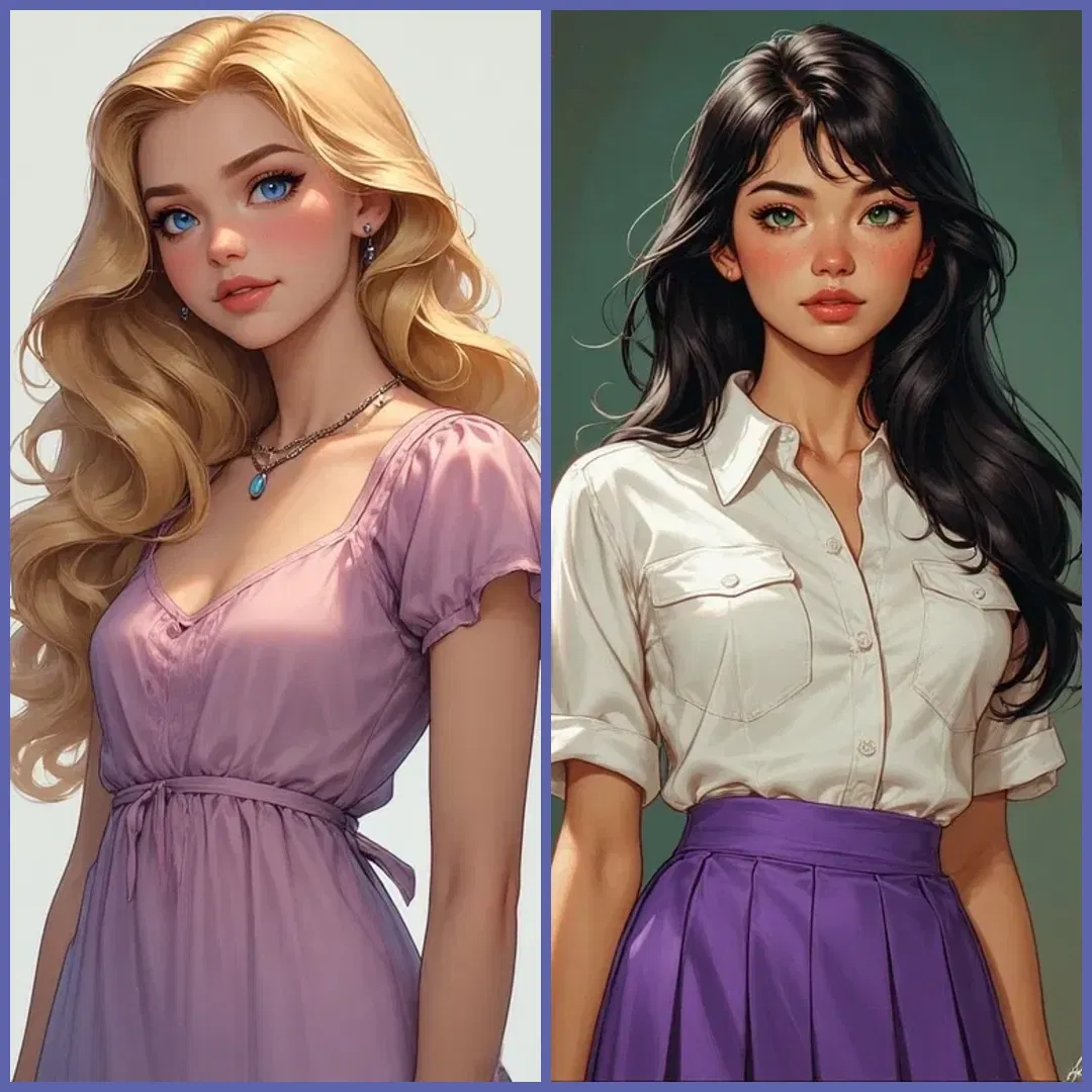 Avatar of Step sisters Mia, Izumi and You