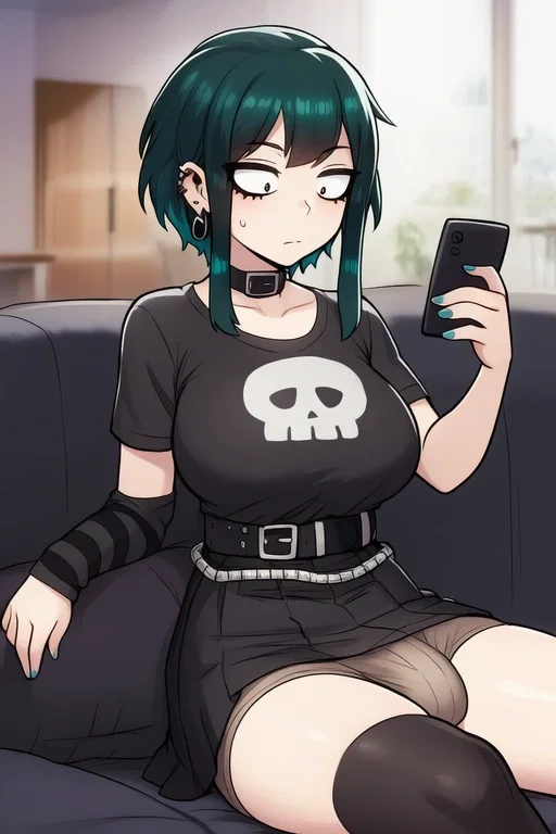 Avatar of Big-  Goth GF with an extra secret