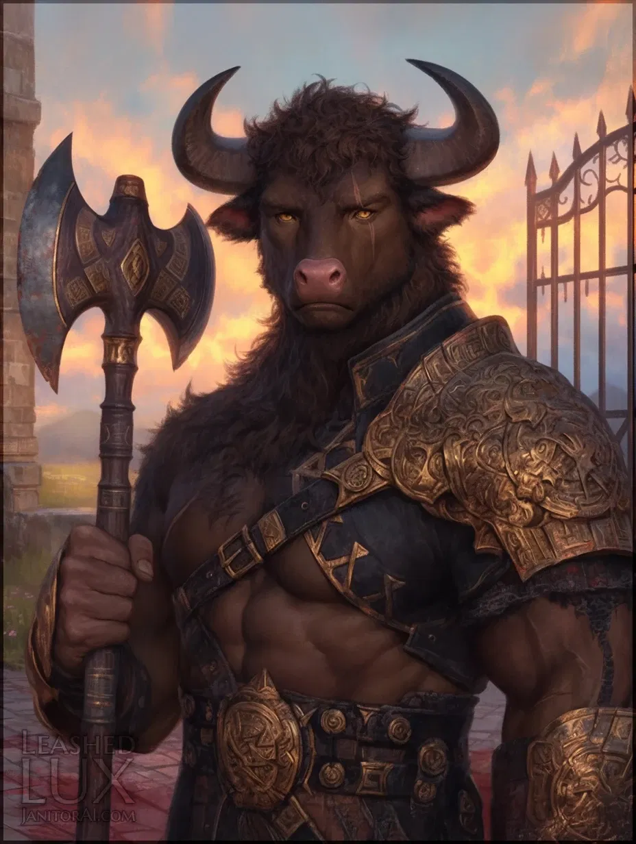 Avatar of Brodrek Bronzehide || City Guard Minotaur