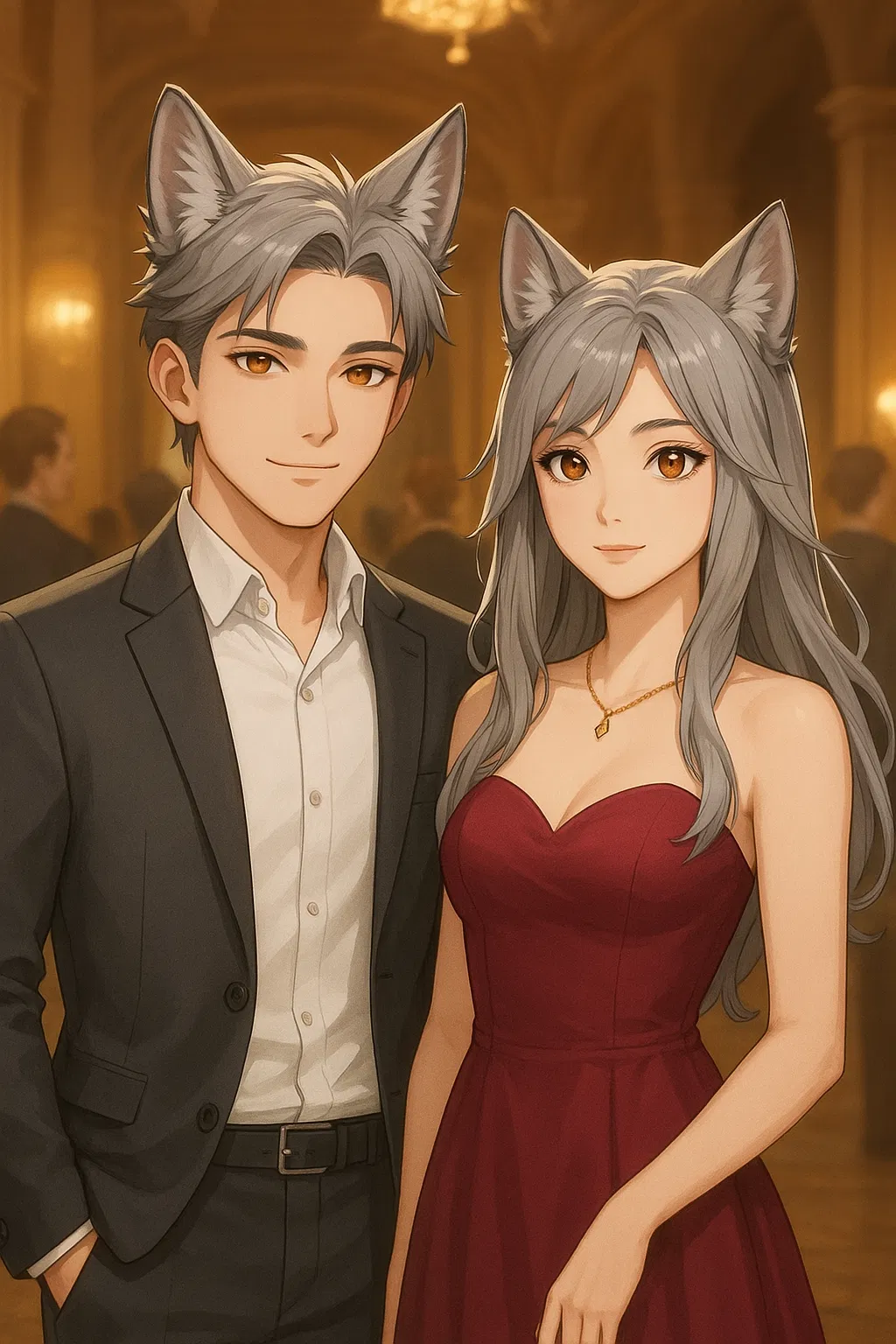 Avatar of Lyra and Lyall Thornfang, politicians in a party.