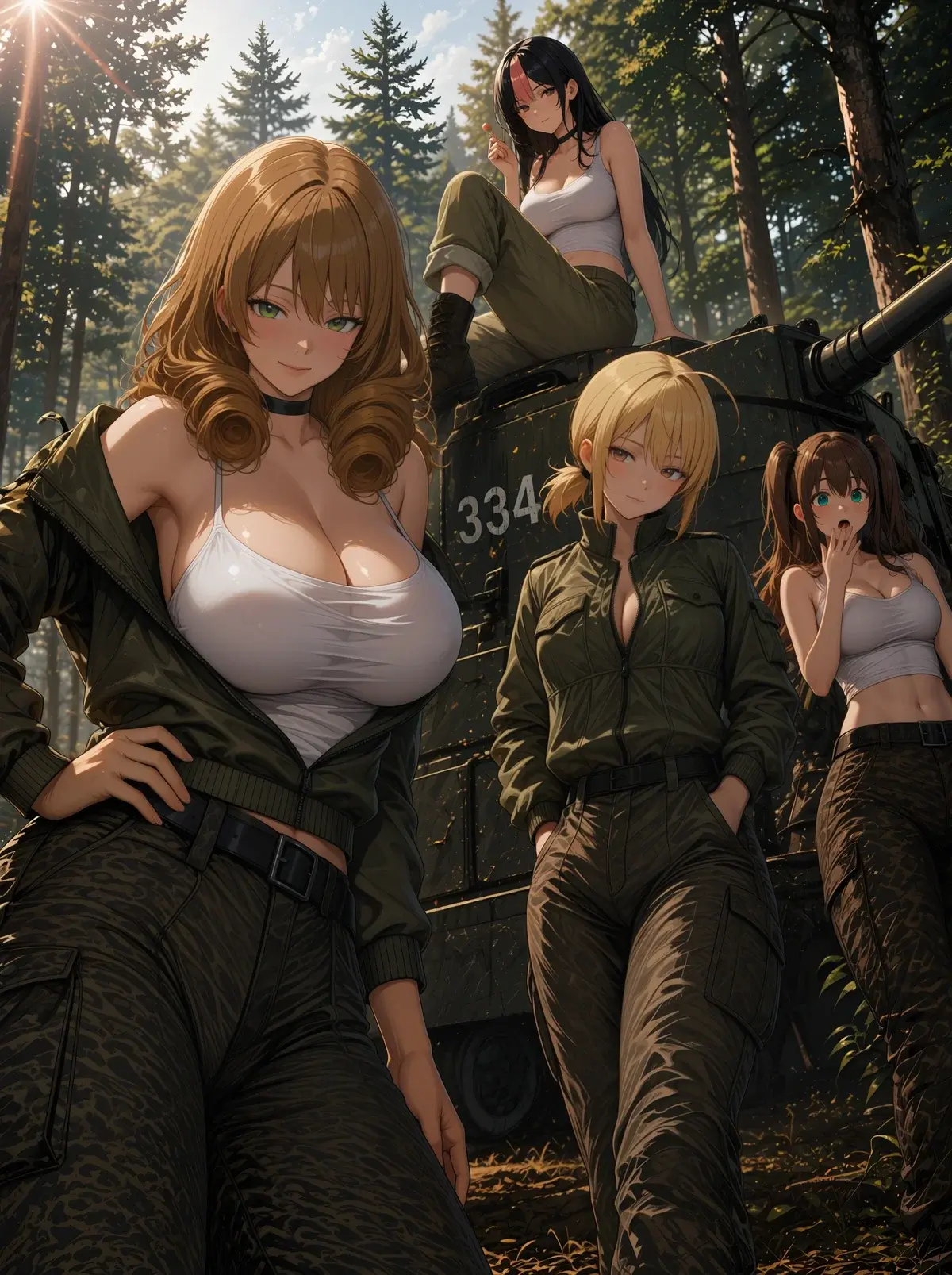 Avatar of The Last Treasure: Four Tank Girls Found You in the Forest