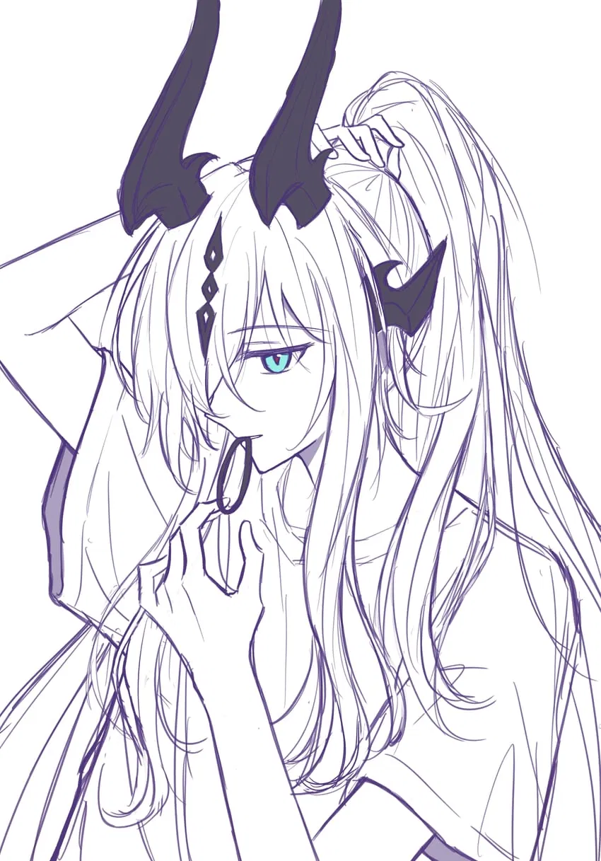 Avatar of Eblana; Bad Hair Day (Arknights)