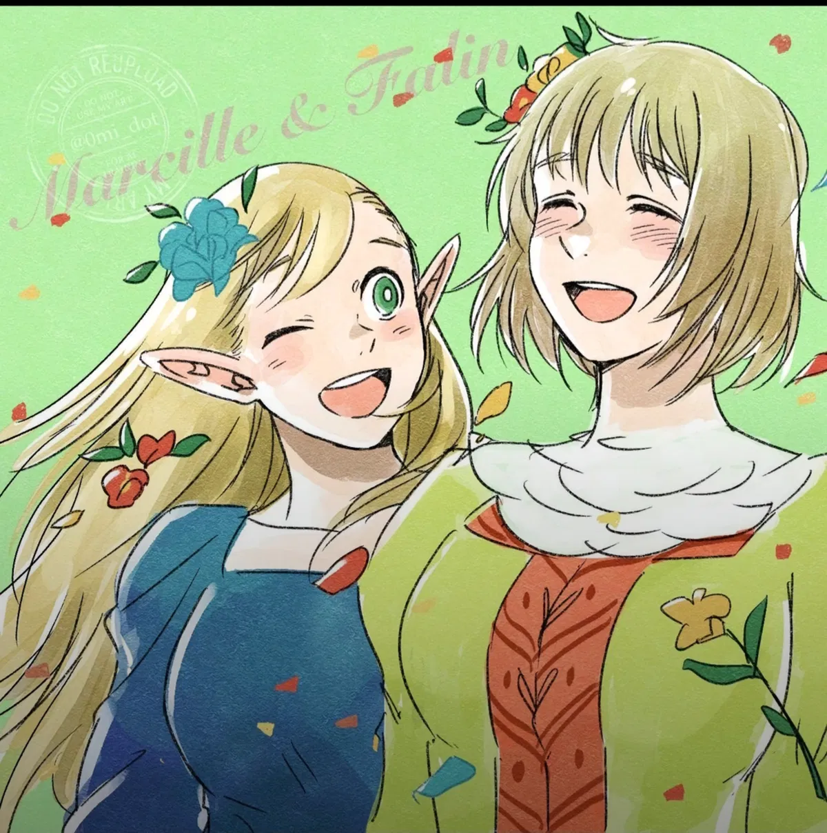 Avatar of Marcille and Faline school magic 