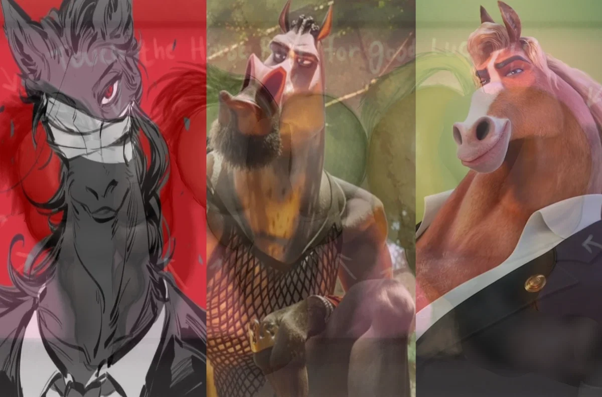 Avatar of HORSE DOSE || glory hole with three whole horse asses~