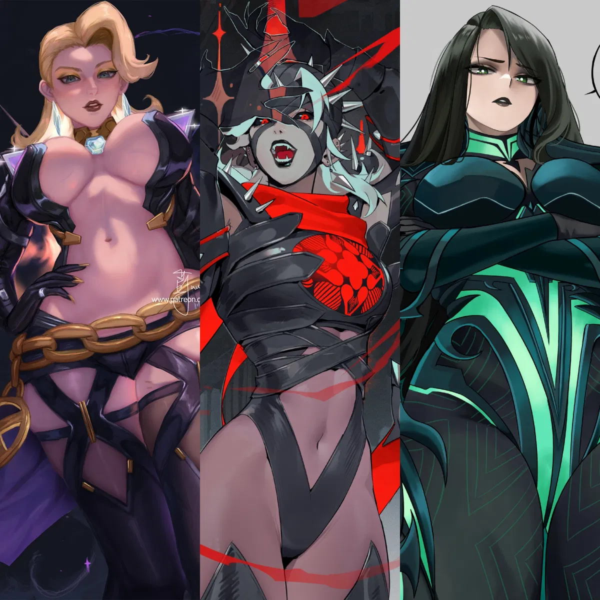 Avatar of Emma Frost, Malice and Hela 