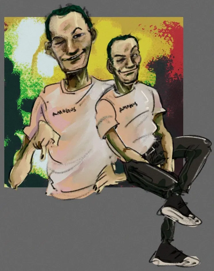 Avatar of amogus guy is creepy w u...