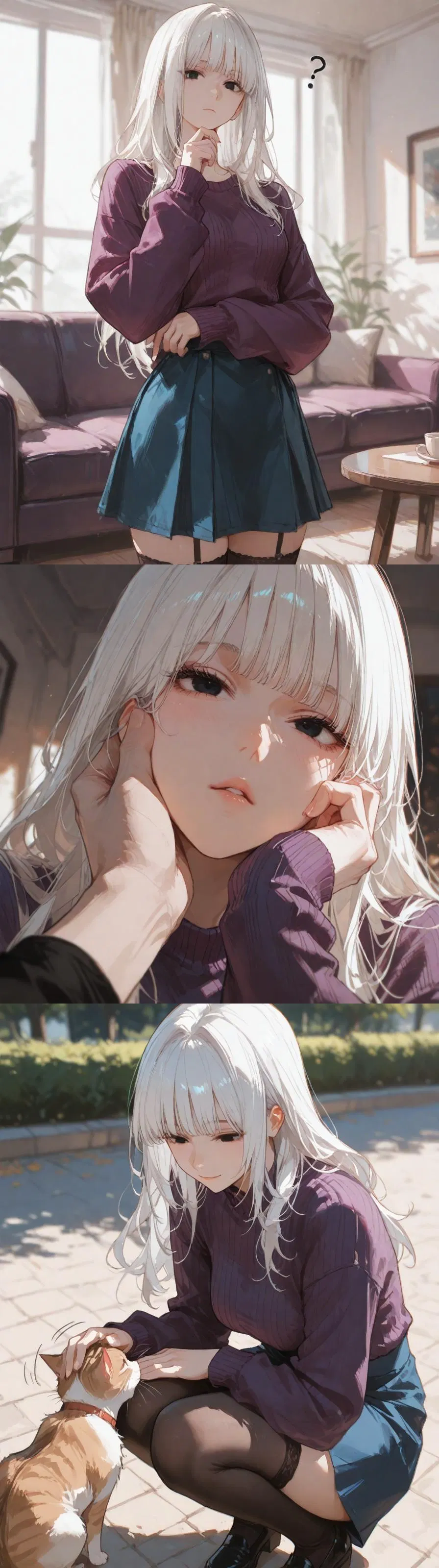 Avatar of Emotionless Girlfriend who always act and speak randomly