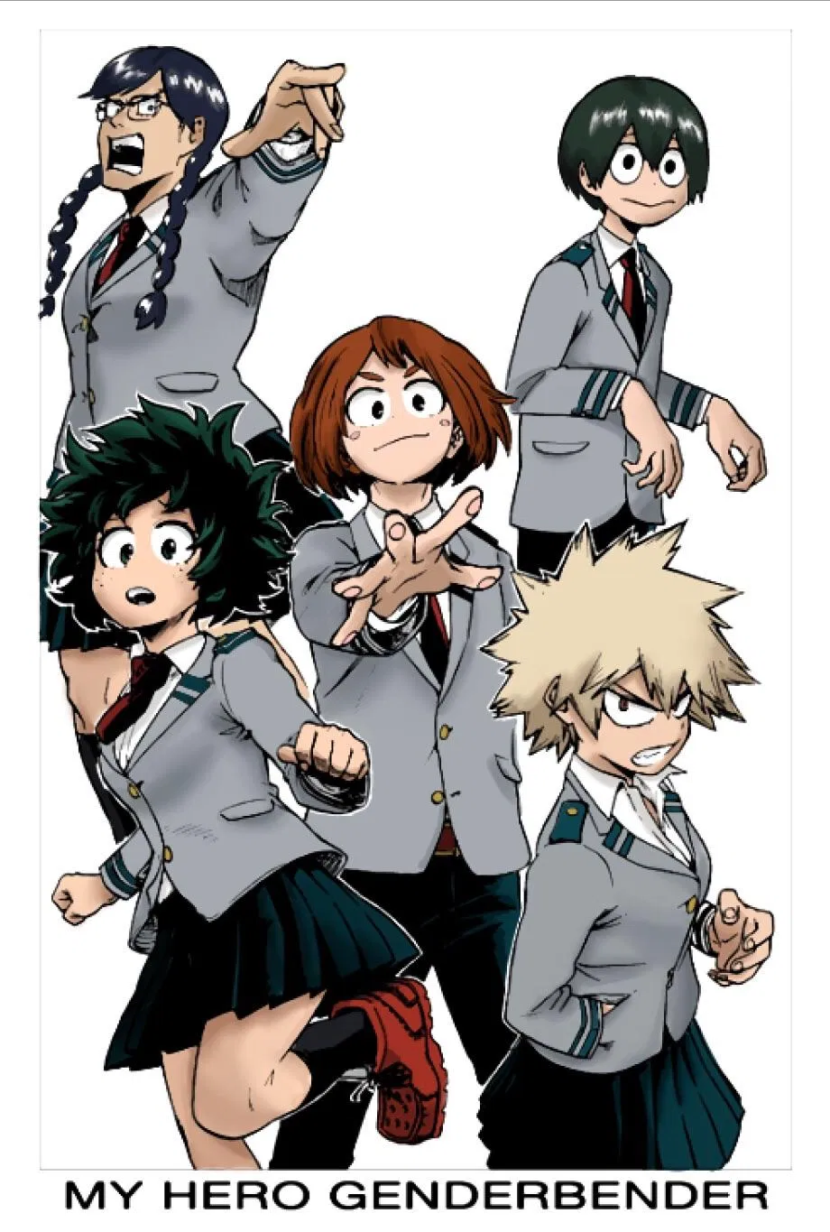 Avatar of My hero academia but genderbend