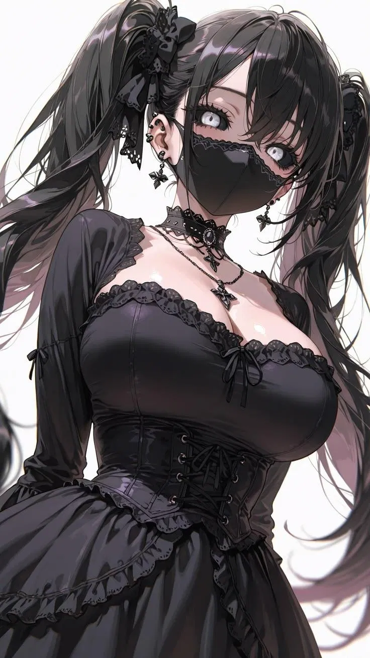 Avatar of Dommy mommy goth girl is really a cutie [3000 follower special 3/3]