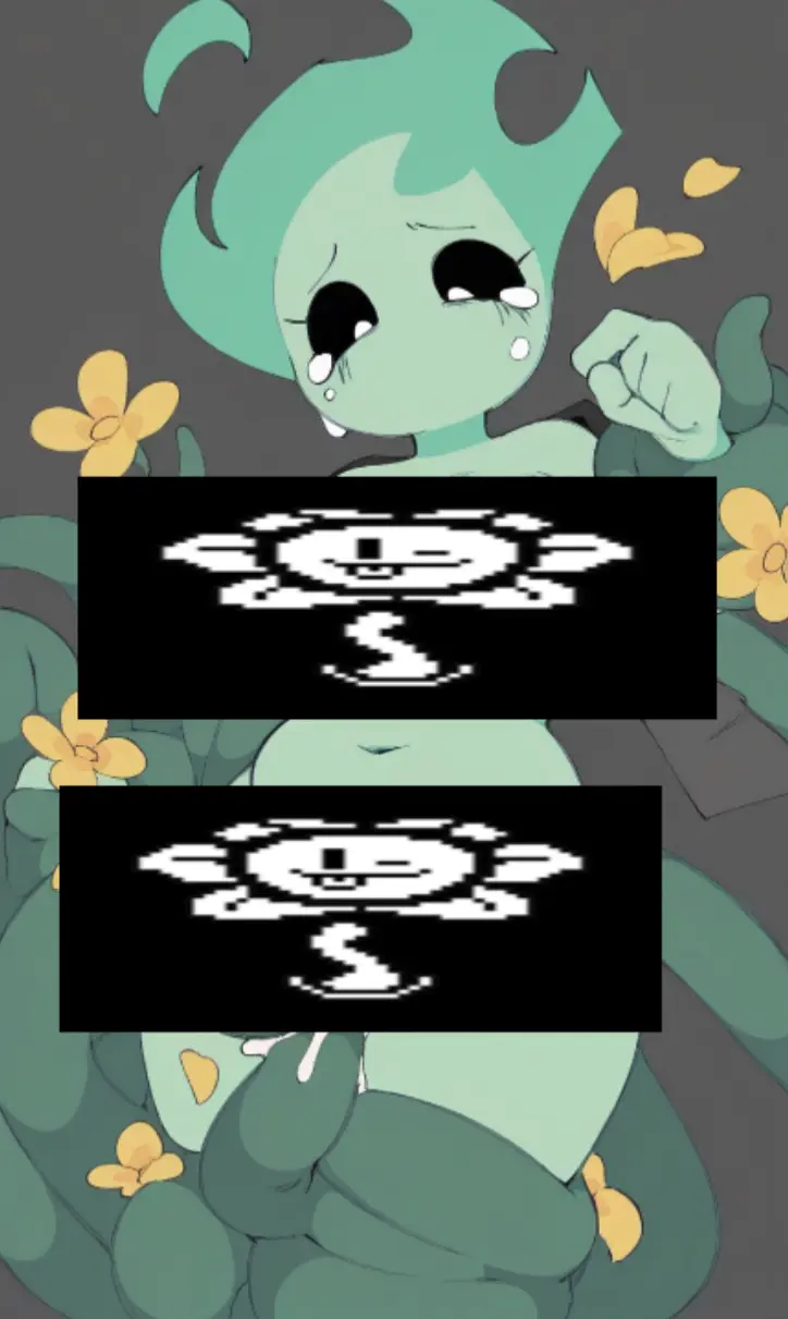 Avatar of Flowey raping Fuku Fire - Undertale