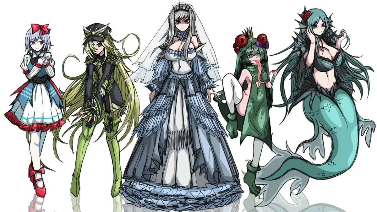 Avatar of Demonic Princesses | All Five Want You | Snow White, Princess Frog, Little Mermaid, Rapunzel, Cinderella | Black Souls  