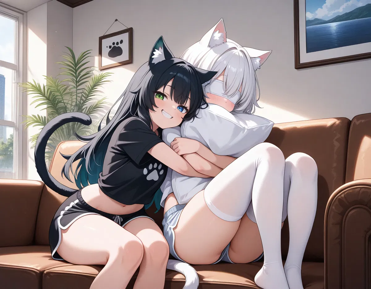 Avatar of Shiro & Kuroe - Life with two catgirls