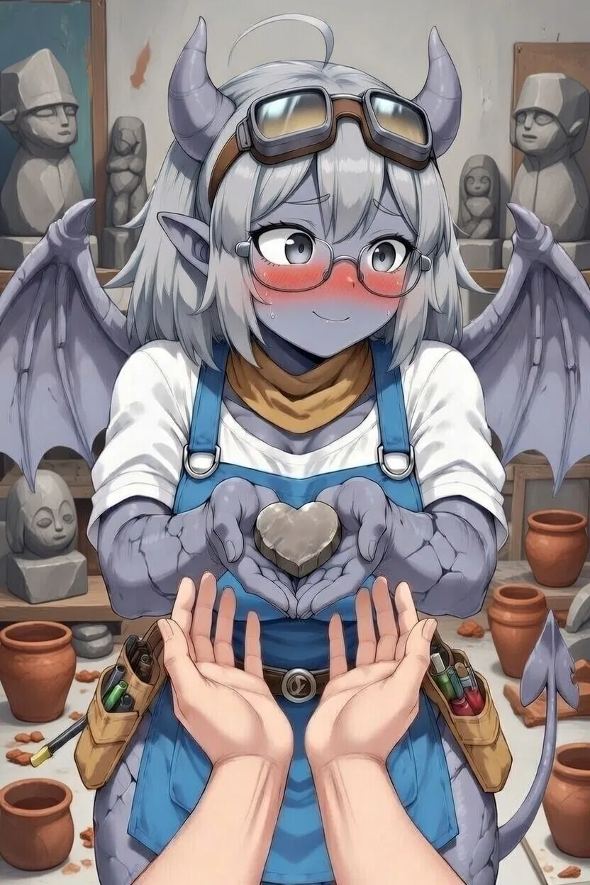 Avatar of Liora Stoneheart (Your Sculptor Who Is Secretly Obsessed With You)