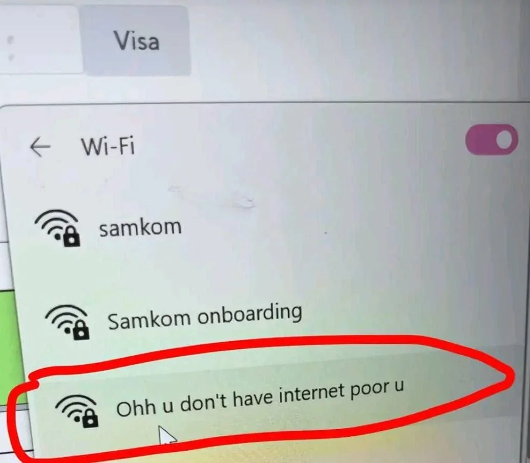 Avatar of Oh.. you dont have internet poor u