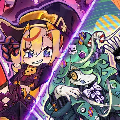 Avatar of Hallo and Ween, Mischievous Spirits of Halloween.