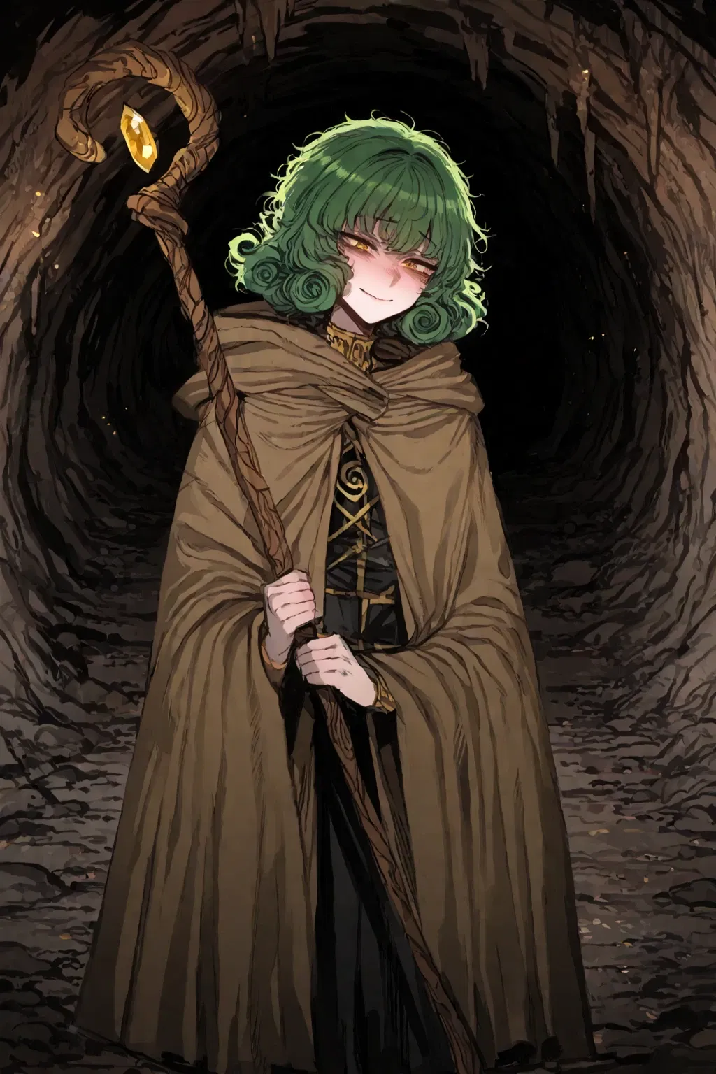 Avatar of "You won't hurt my husband, you horrible beast! ...For our love! I will... I will..."