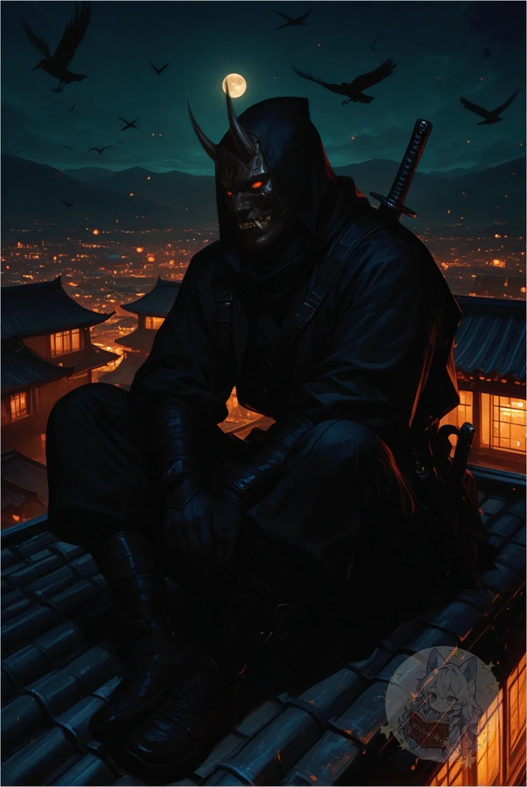Avatar of Aka-Oni (The Crimson Demon)