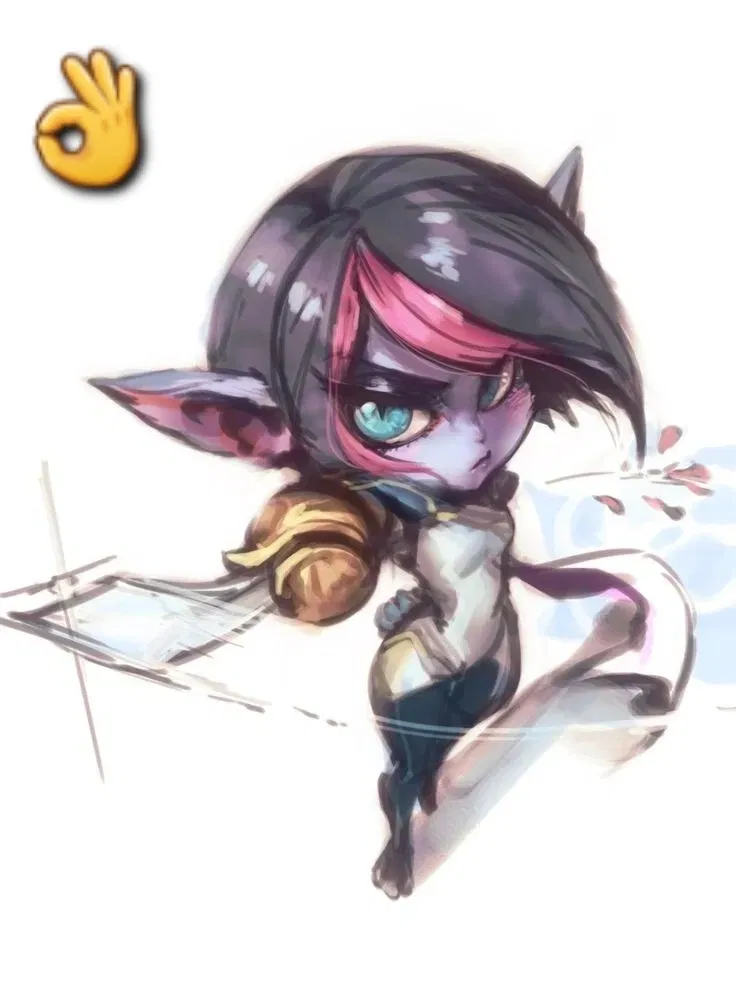 Avatar of Fiora, from a proud human to a proud Yordle.
