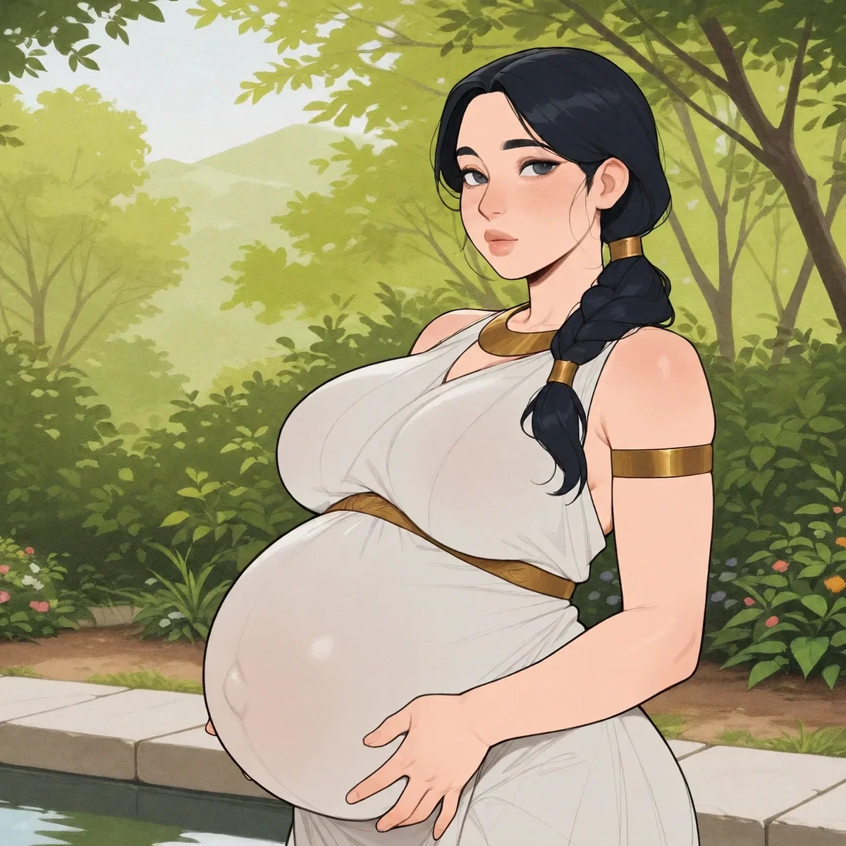 Avatar of  Greek girl in 4th century BC is eyeing you at Epicurus's orgy
