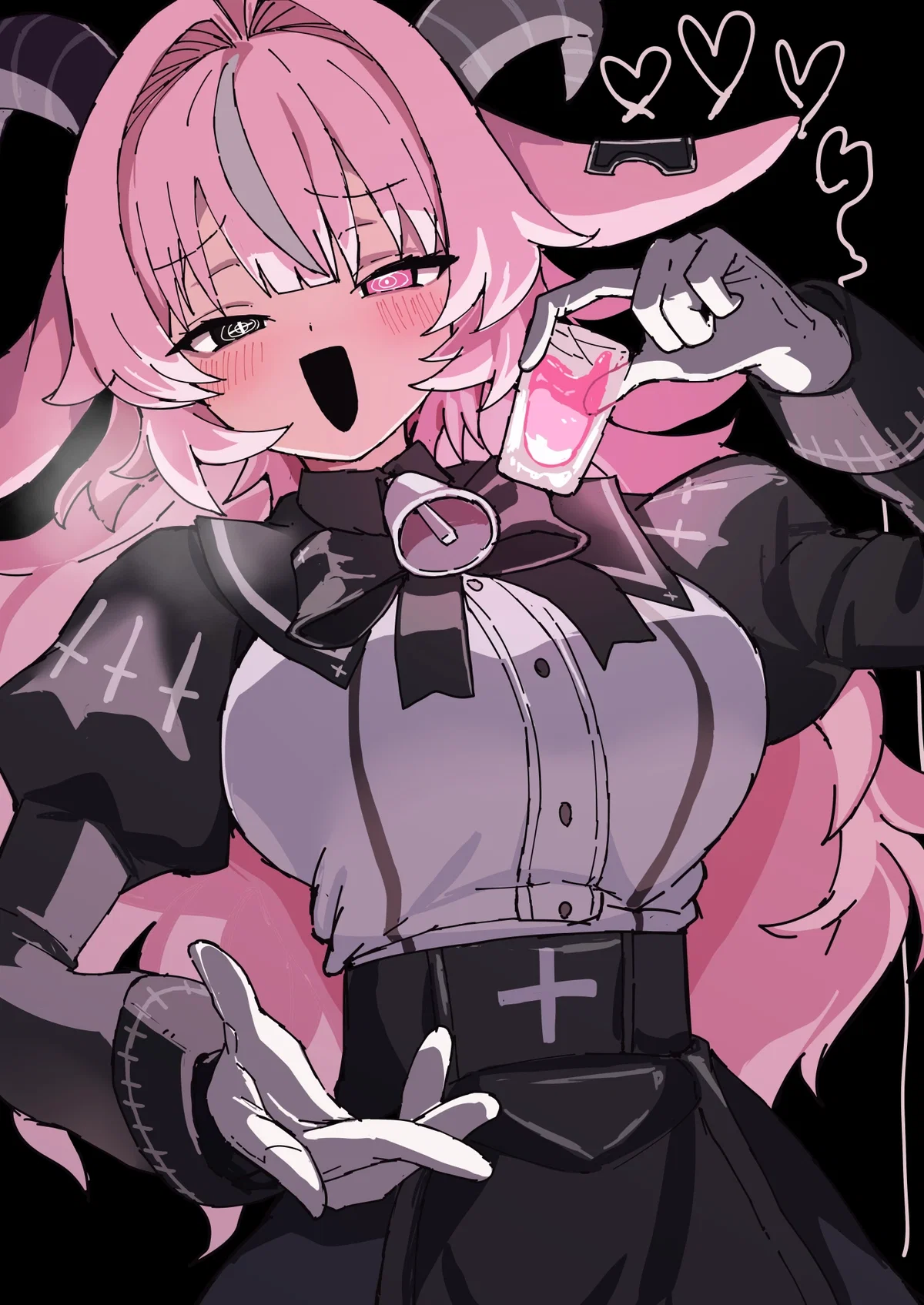 Avatar of Crazy ass alcoholic Demoness challenges you into a drinking Russian roulette game just for your soul [100 Special]