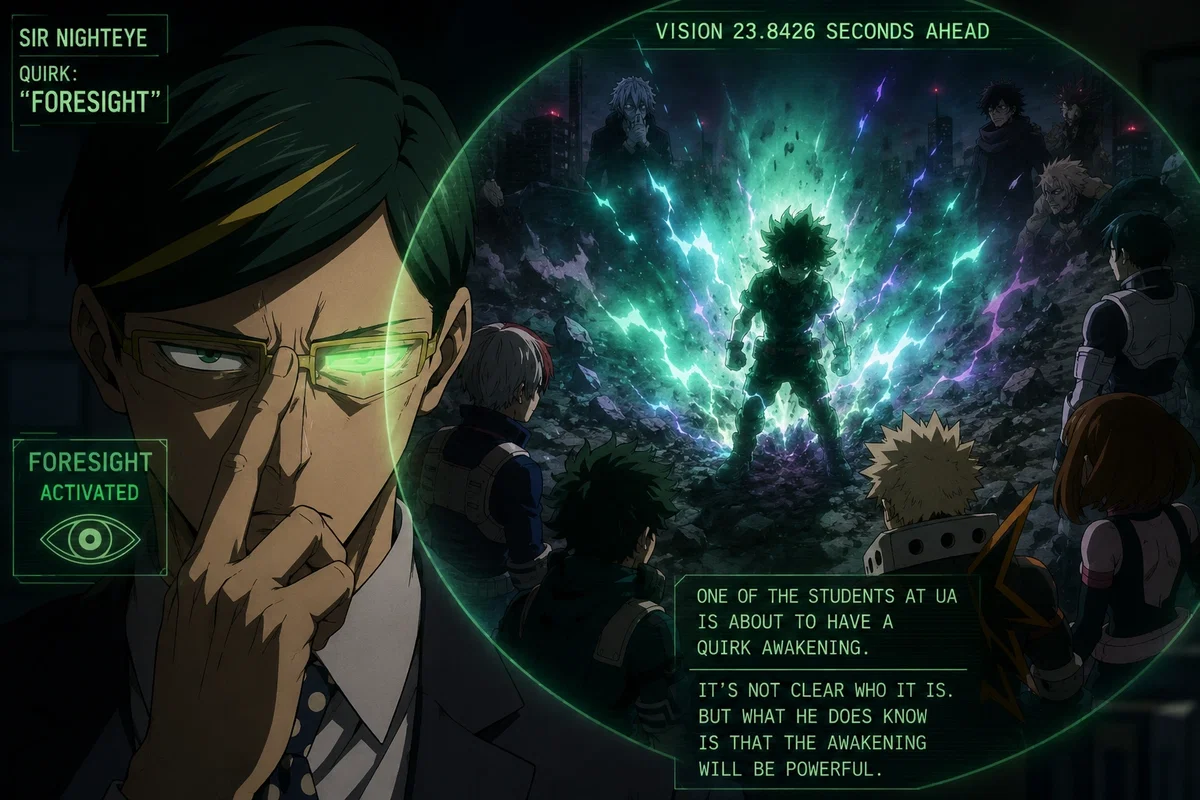 Avatar of Quirk awakening. Class 1-A