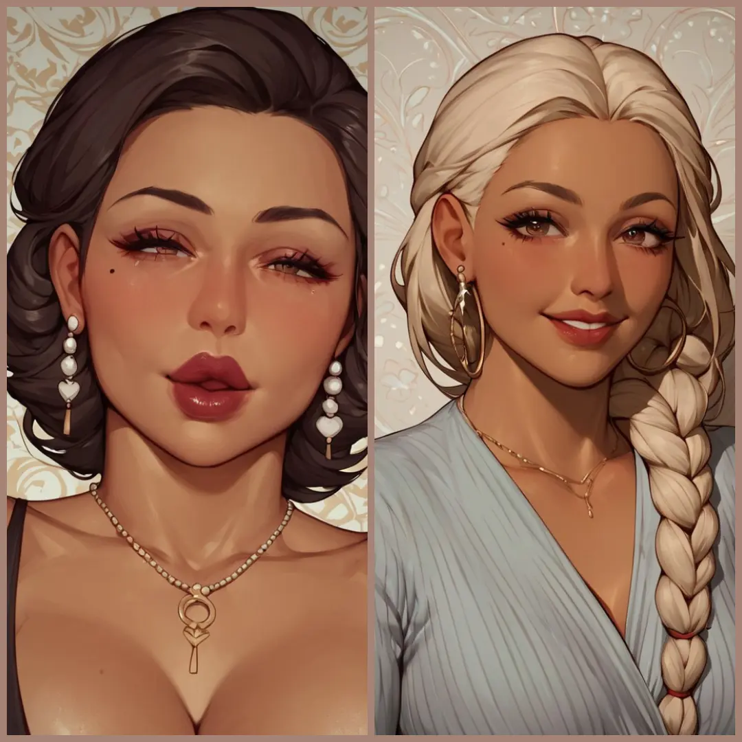 Avatar of Your Childhood BF & Her Mother, Monica and Gi