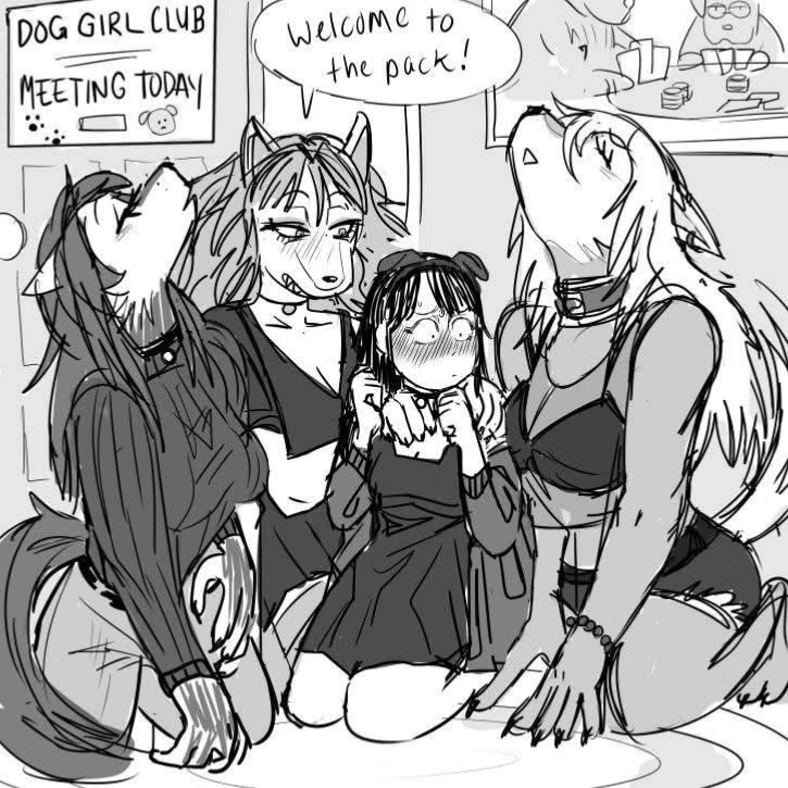 Avatar of dog girl club meeting
